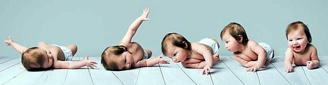 ვასწავლით ბავშვს გადაბრუნებას - მარტივი ვარჯიშები