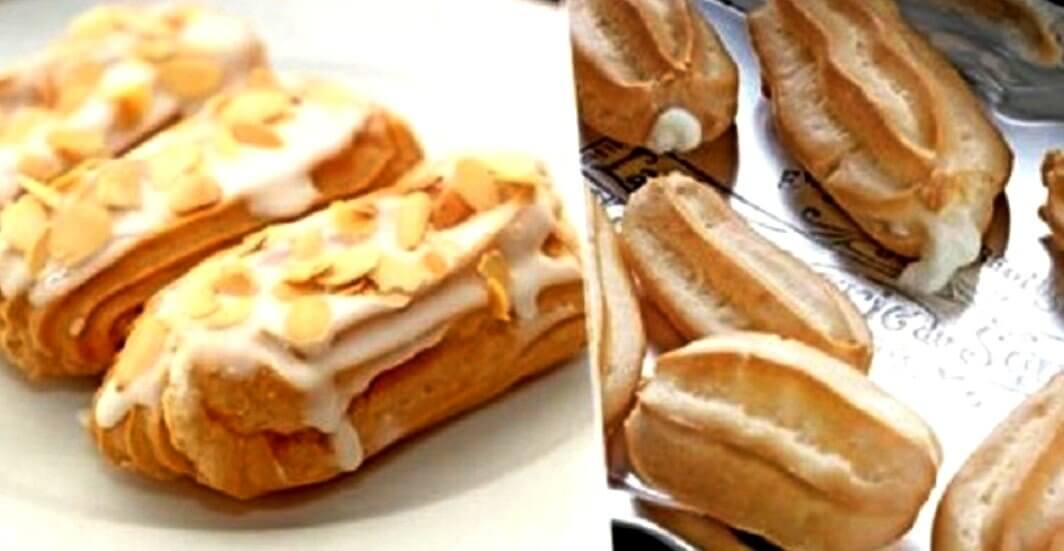 უგემრიელესი შინაური ეკლერები მოხარშული კრემით